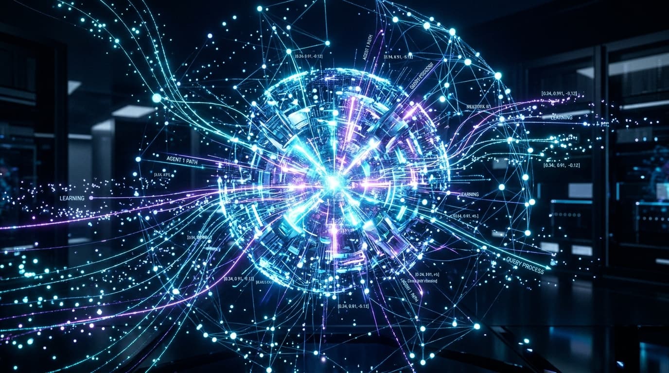 Generative AI Neural Core and Agentic Workflow Visualization